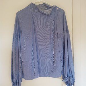 Blue Ann Taylor blouse